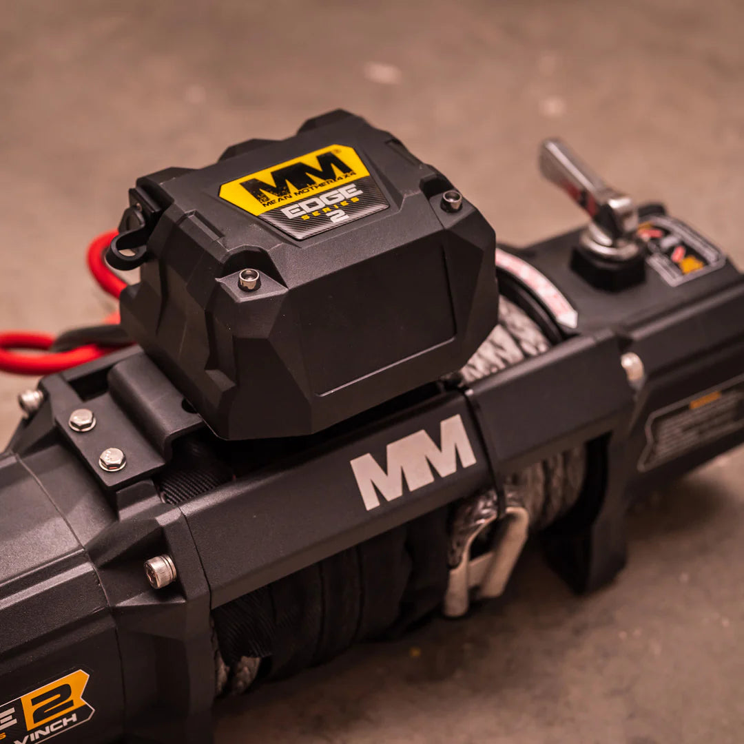 MEAN MOTHER EDGE SERIES 2 WINCH 9500LB WITH SYNTHETIC ROPE