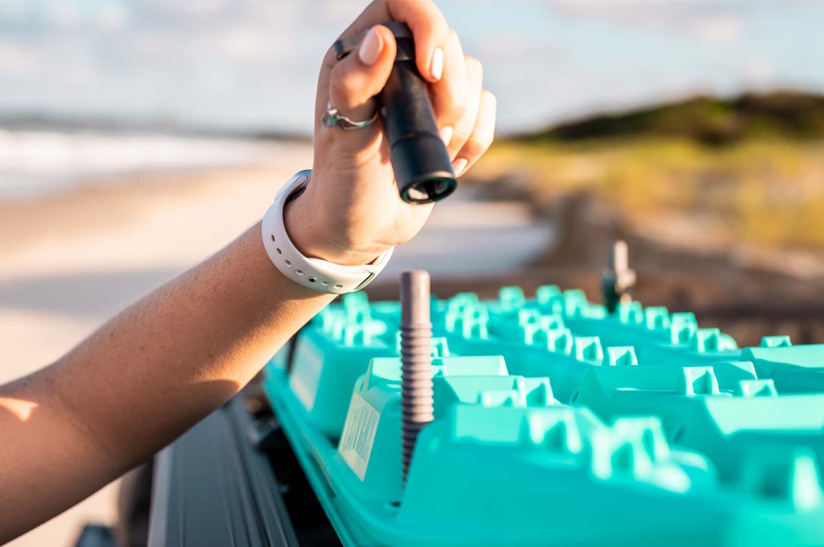 EXITRAX 1150 ULTIMATE RECOVERY BOARDS + MOUNTS BUNDLE (AQUA)