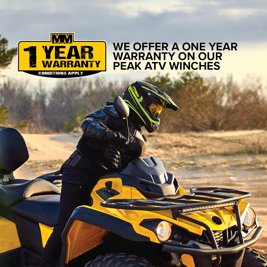 MEAN MOTHER ATV WINCH PEAK 3500LB SYNTHETIC