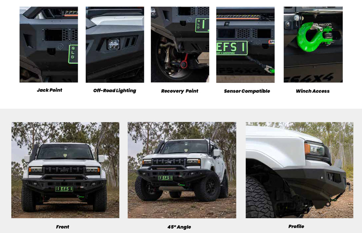 EFS Xcape Bull Bar Toyota Prado 250 Series
