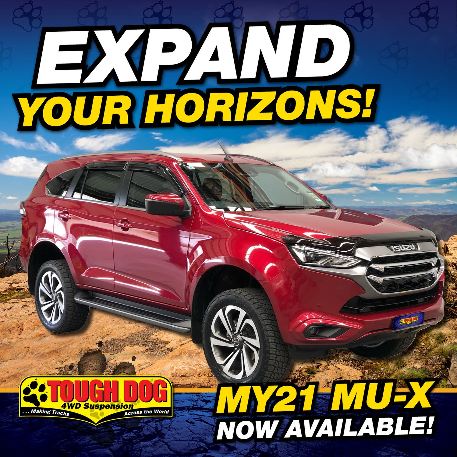 TOUGH DOG SUSPENSION KIT FOR ISUZU MU-X 7/2021+