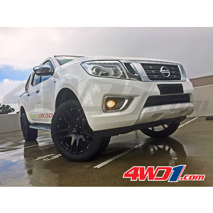 NP300 Nissan Navara installation! Ironman suspension kit, Airbag Man airbags and swaybar relocation kit