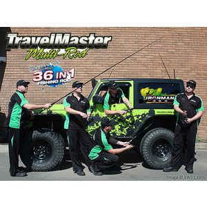 The Ironman TravelMaster Multi Rod Fishing Rod and Reel