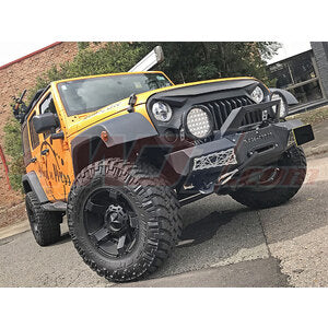 Airbag Man Coil-Rite airbag installation on lifted Jeep JK Wrangler