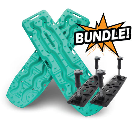EXITRAX 1150 ULTIMATE RECOVERY BOARDS + MOUNTS BUNDLE (AQUA)