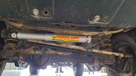 TOUGH DOG HD STEERING DAMPER TOYOTA LANDCRUISER 105 SERIES