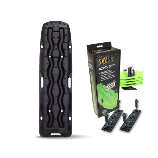 EXITRAX 1100 RECOVERY BOARDS + MOUNTS BUNDLE (BLACK)