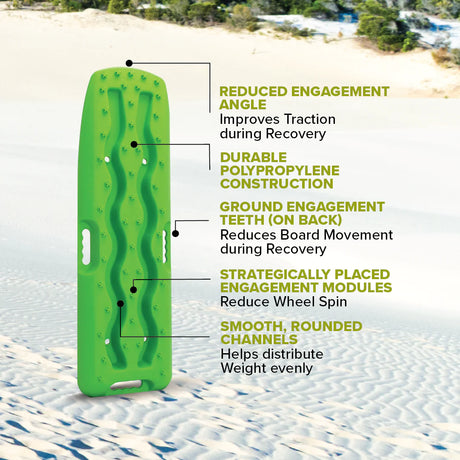 EXITRAX 930 RECOVERY BOARDS + MOUNTS BUNDLE (GREEN)