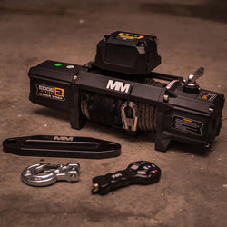 MEAN MOTHER EDGE SERIES 2 WINCH 12000LB WITH SYNTHETIC ROPE