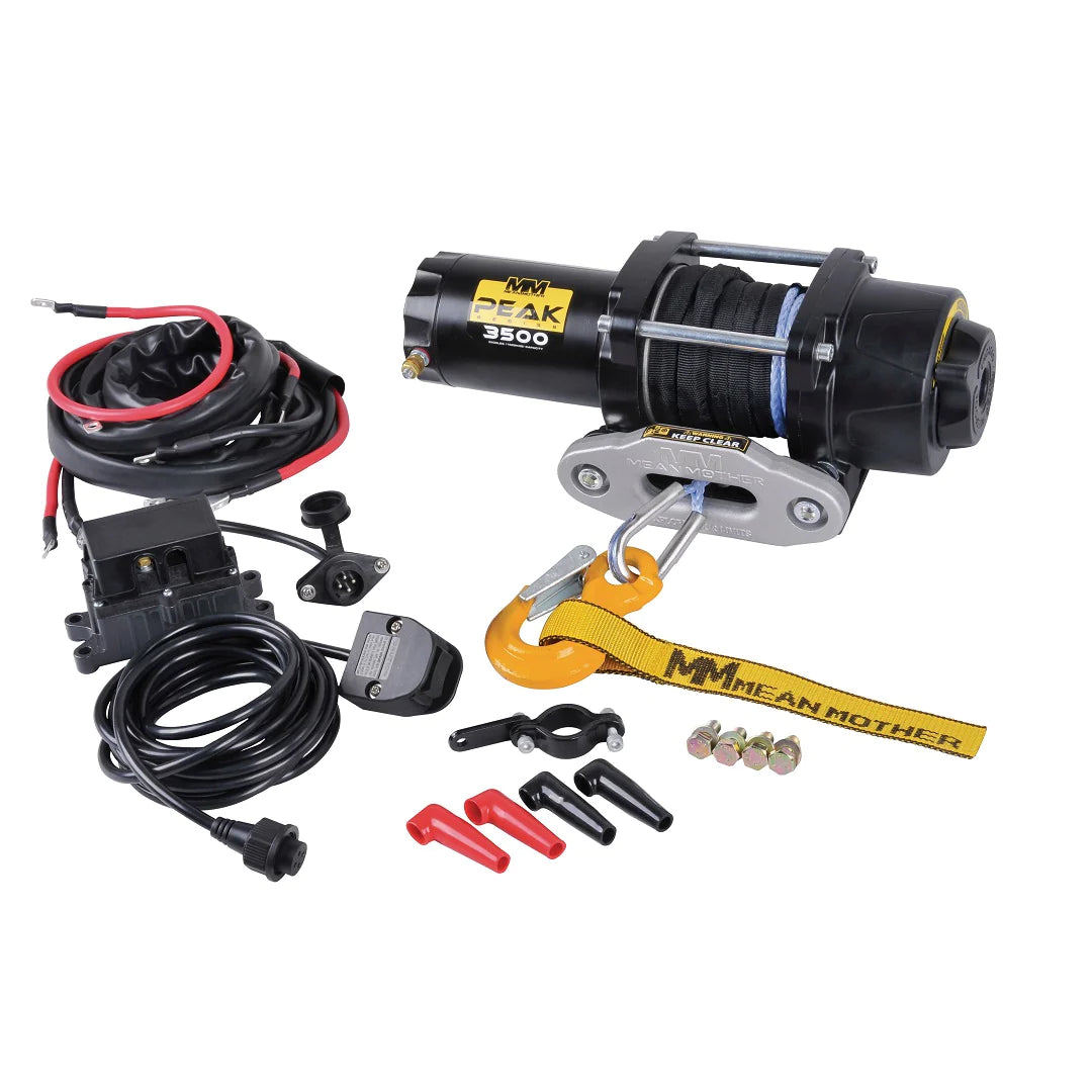 MEAN MOTHER ATV WINCH PEAK 3500LB SYNTHETIC