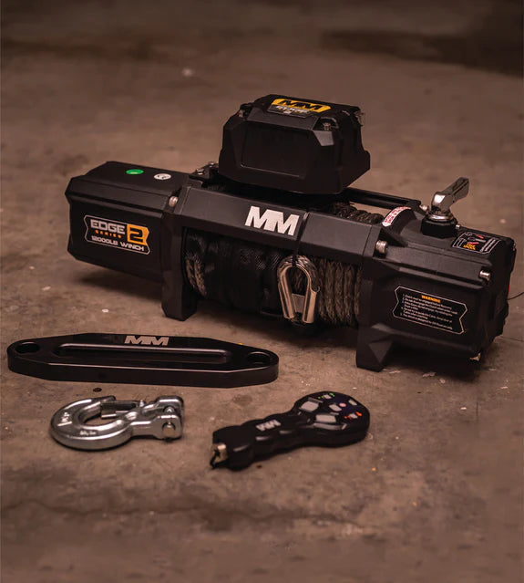 MEAN MOTHER EDGE SERIES 2 WINCH 9500LB WITH SYNTHETIC ROPE