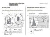 SWAY BAR EXTENSION BRACKET & HEADLIGHT MERCEDES BENZ X-CLASS