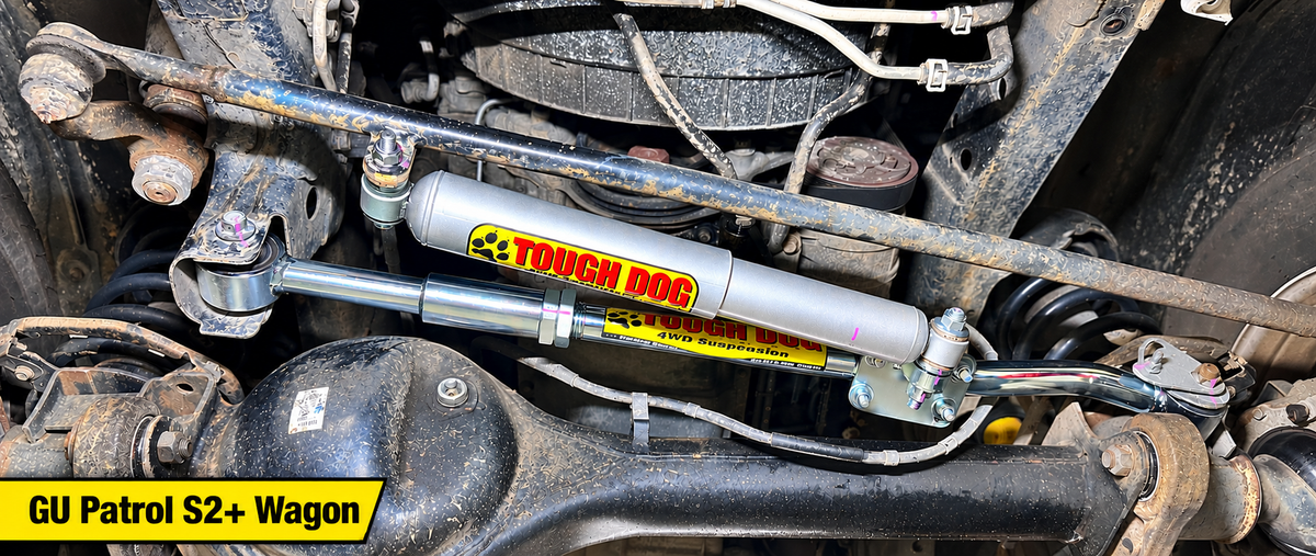 Tough Dog HD Steering Damper Nissan Patrol GU Wagon