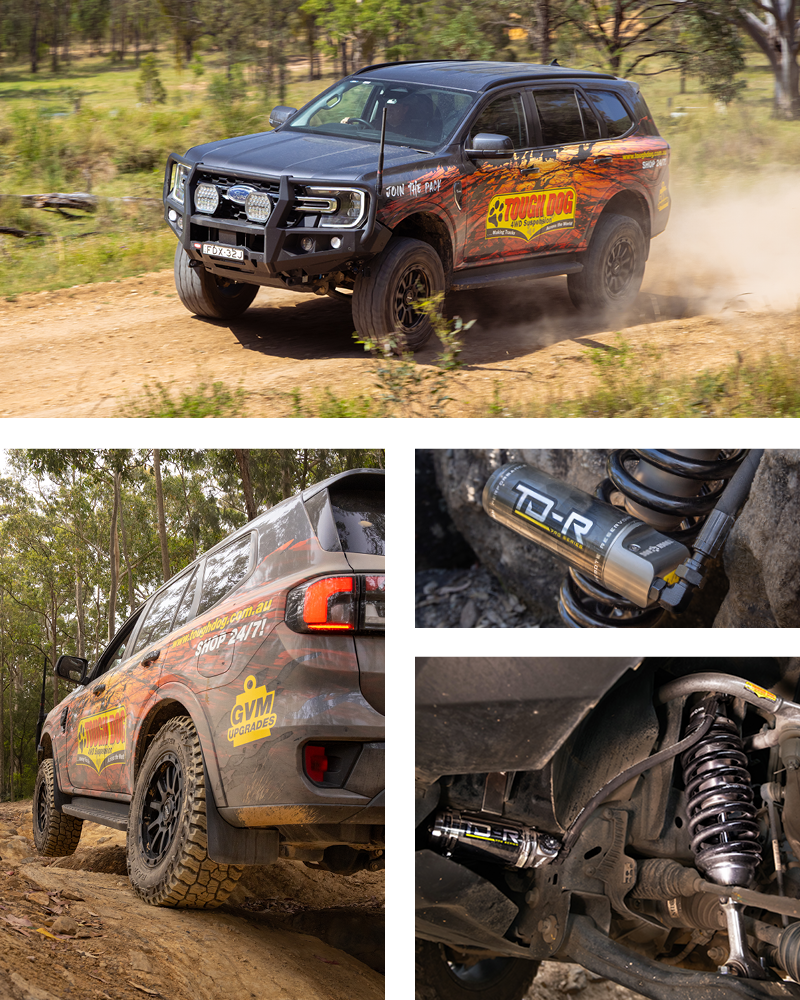 Tough Dog Remote Reservoir Front Struts Ford Everest Next Gen