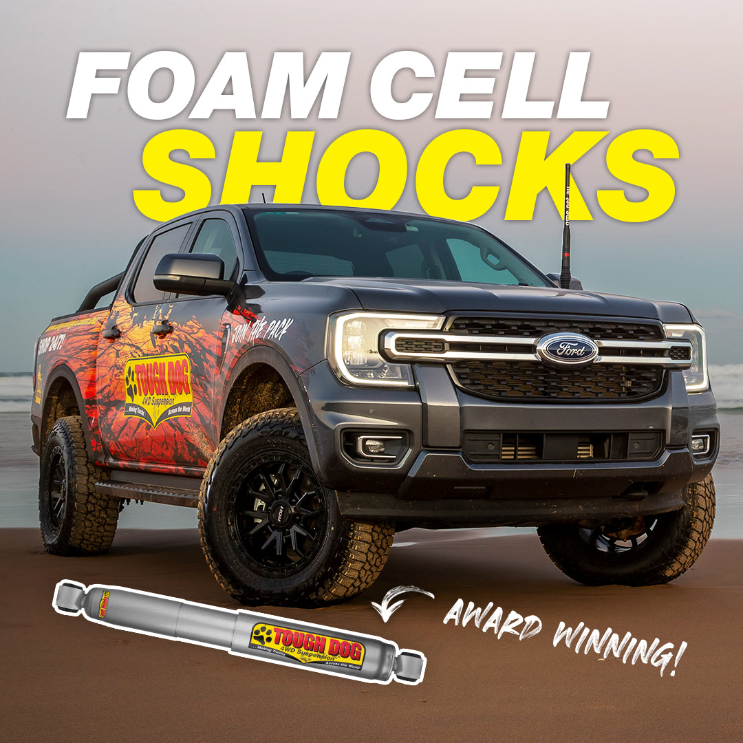 TOUGH DOG FOAM CELL REAR SHOCKS FORD RANGER NEXT GEN