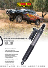 Tough Dog Remote Reservoir Front Shocks Toyota LandCruiser 79 Series (Dual Cab)