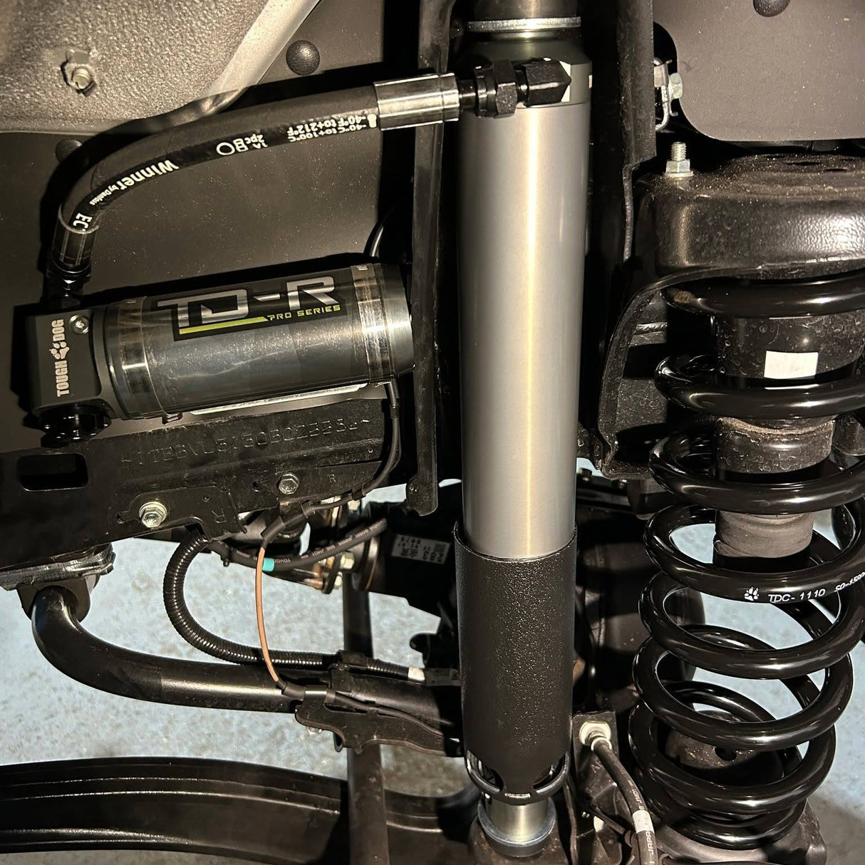 Tough Dog Remote Reservoir Front Shocks Toyota LandCruiser 79 Series (Dual Cab)