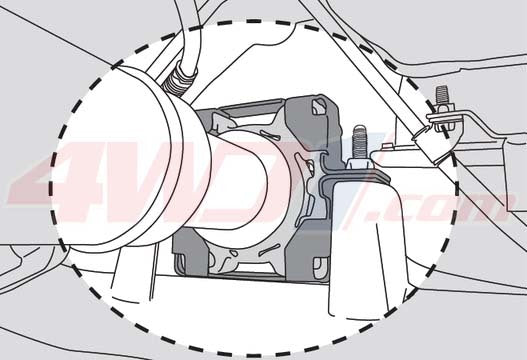 CENTRE BREARING SPACER BRACKET MITSUBISHI TRITON MQ/MR
