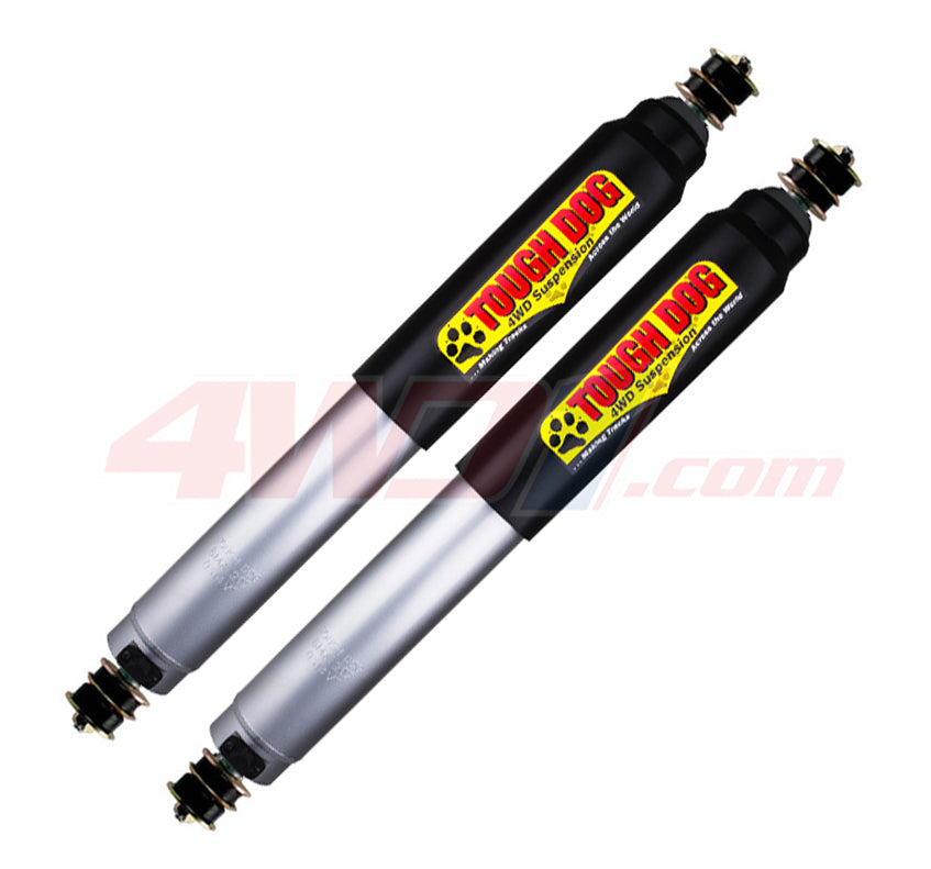 TOUGH DOG 45MM BORE ADJUSTABLE FRONT SHOCKS TOYOTA LANDCRUISER 105 SERIES