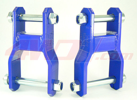 FRONT EXTENDED SHACKLES TOYOTA LANDCRUISER 45/47 SERIES 80 - 85