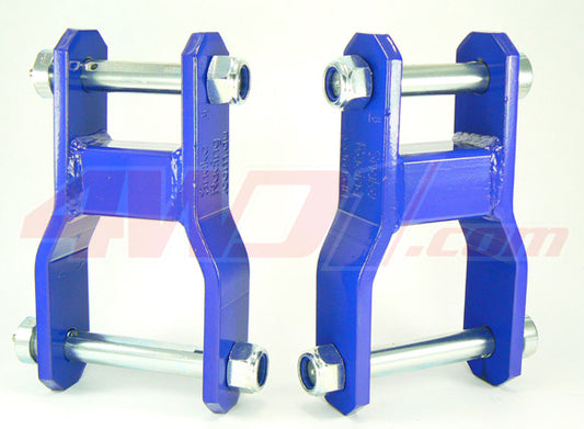 EXTENDED SHACKLES TO SUIT HOLDEN RODEO (88-03)