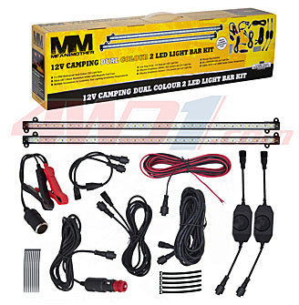 MEAN MOTHER CAMPING DUAL COLOUR 2 LED LIGHT BAR KIT