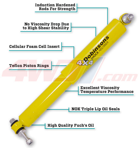 DOBINSONS STEERING DAMPER TOYOTA LANDCRUISER 80 SERIES