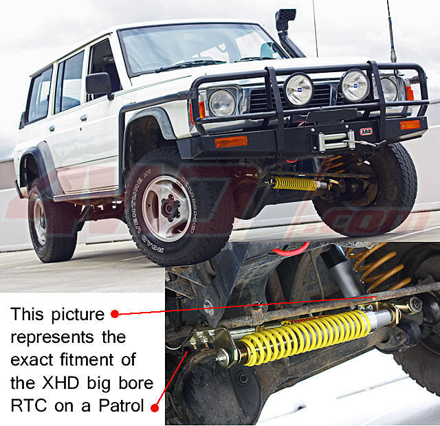 XHD RETURN TO CENTRE DAMPER NISSAN PATROL GQ/GU (COIL CAB)