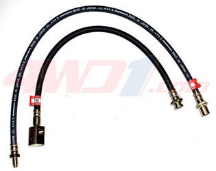 EXTENDED BRAKE HOSE KIT (RUBBER NON ABS) NISSAN PATROL GU WAGON