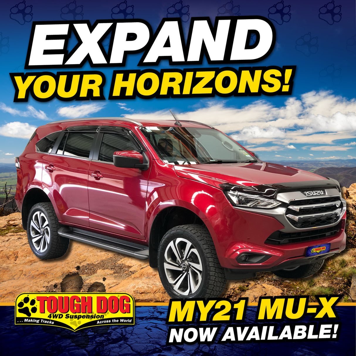 TOUGH DOG SUSPENSION KIT FOR ISUZU MU-X 7/2021+