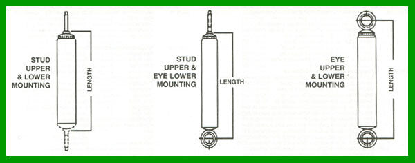 EFS X-TREME FRONT SHOCKS TO SUIT TOYOTA LANDCRUISER 105 SERIES