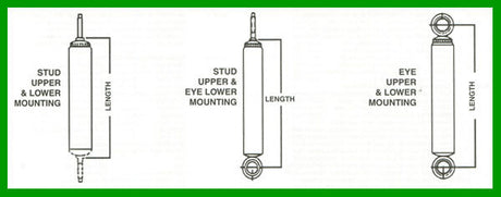 EFS X-TREME FRONT SHOCKS TO SUIT TOYOTA LANDCRUISER 80 SERIES