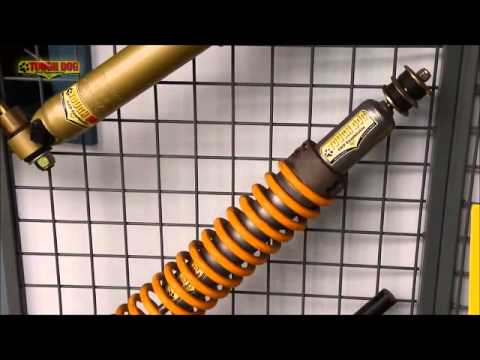 TOUGH DOG RETURN TO CENTRE STEERING DAMPER TOYOTA LANDCRUISER 76 SERIES